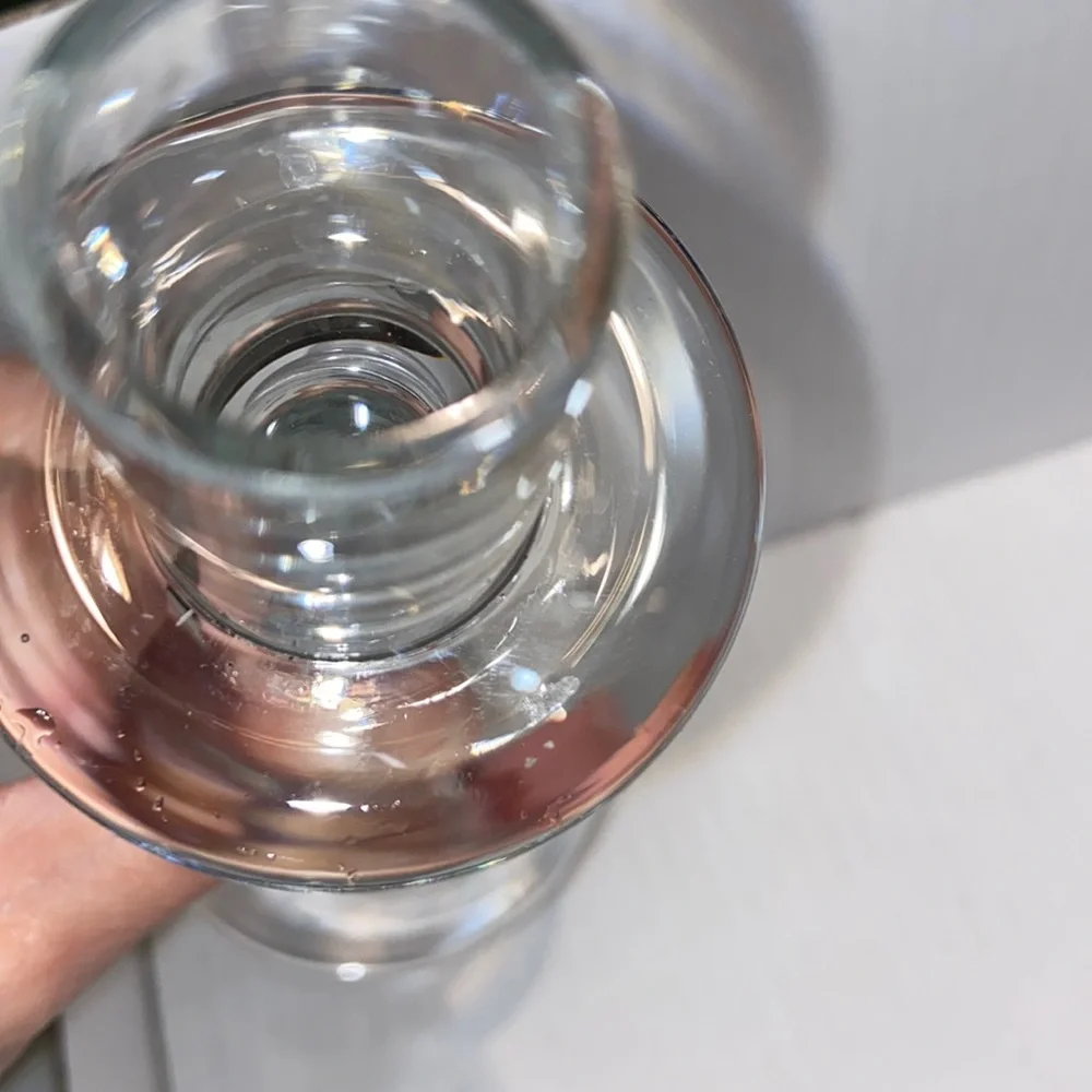 Pier 1 Imports Handblown Taper Glass Candle Holders